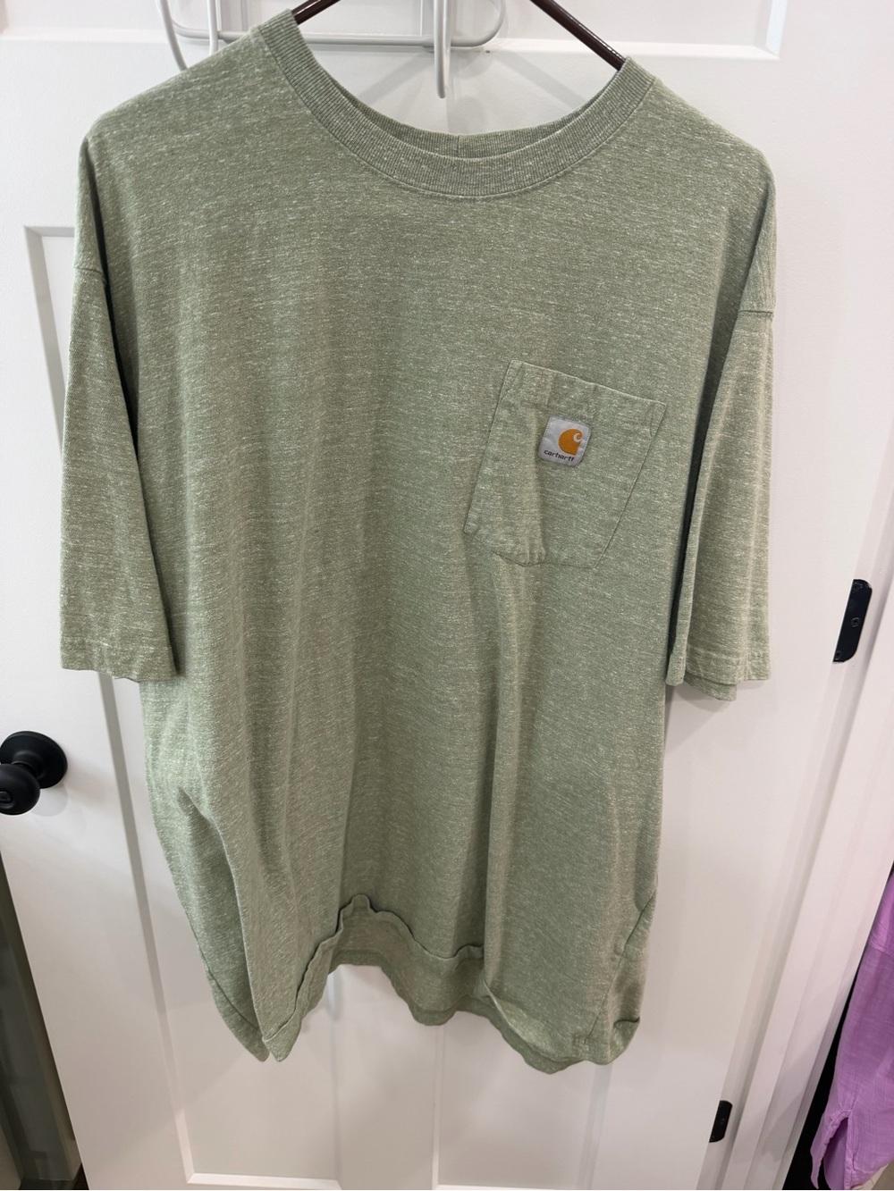 Carhartt Men's Short Sleeve Pocket T-Shirt - sage oGreen